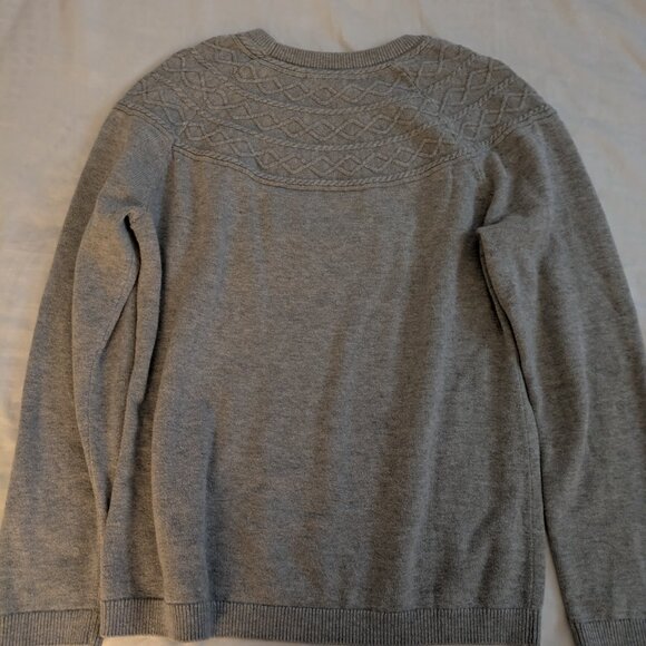 L Talbots gray sweater - Picture 4 of 6
